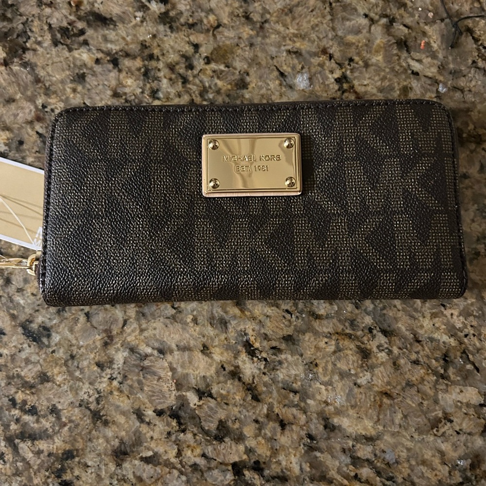 Michael Kors Brown Continental Wallet